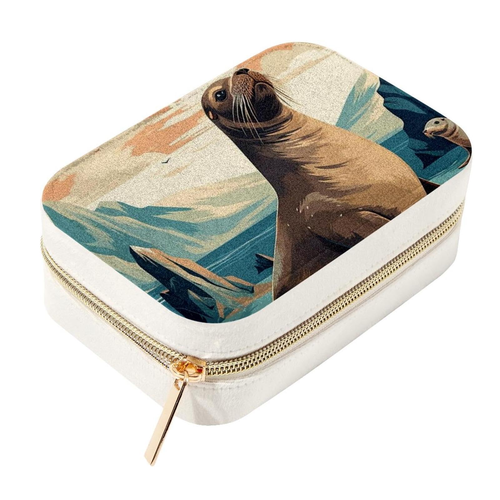 Boîte à bijoux de voyage portable en velours, le cadeau idéal pour femmes et filles