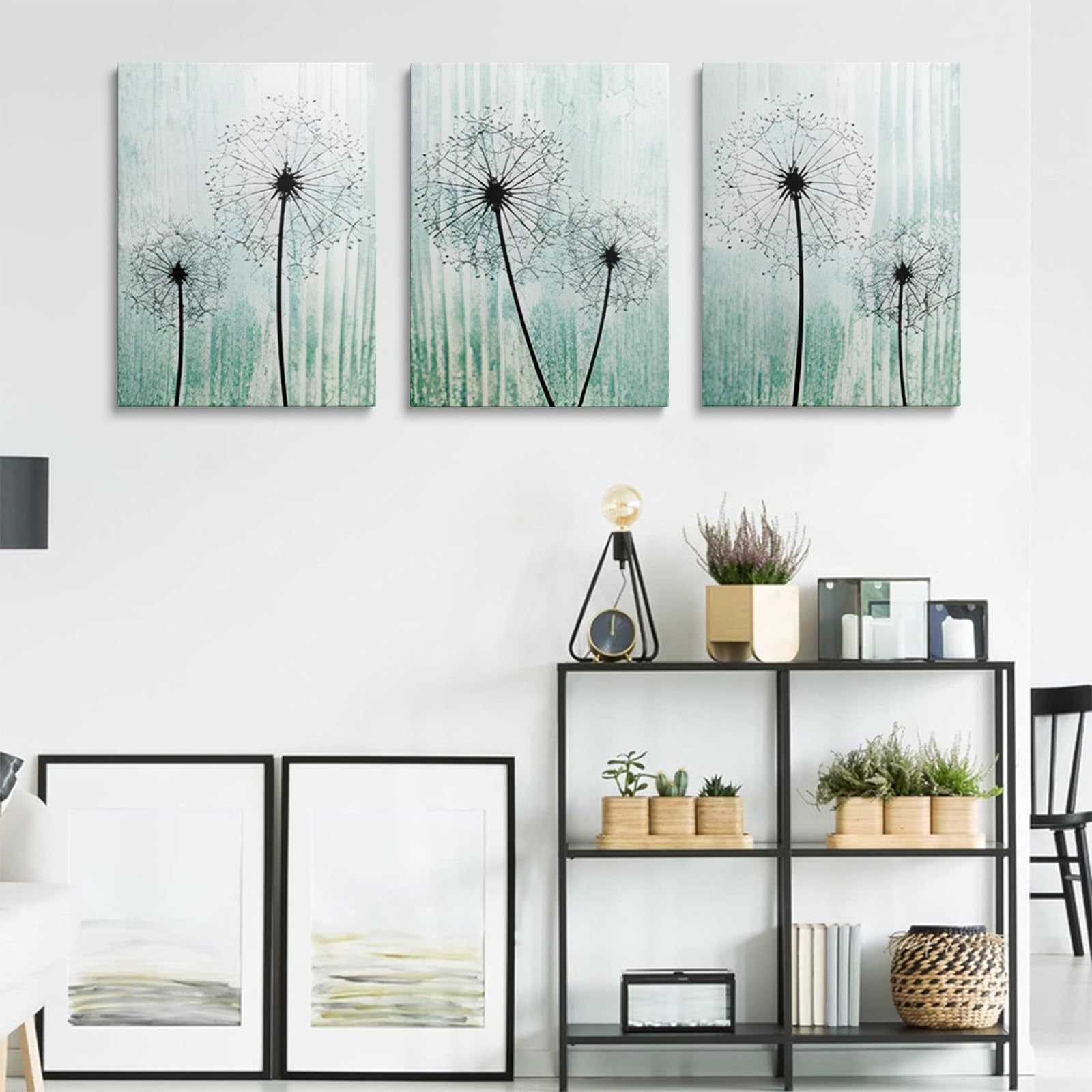 prinfantasy Room Decor Aesthetic Bedroom Natural Botanical Prints Set of 3 Art Print Watercolour Green Botanical Poster Pictures Wall Art Home Decor Bathroom Kitchen Living Room GBYH1010 - Image 4