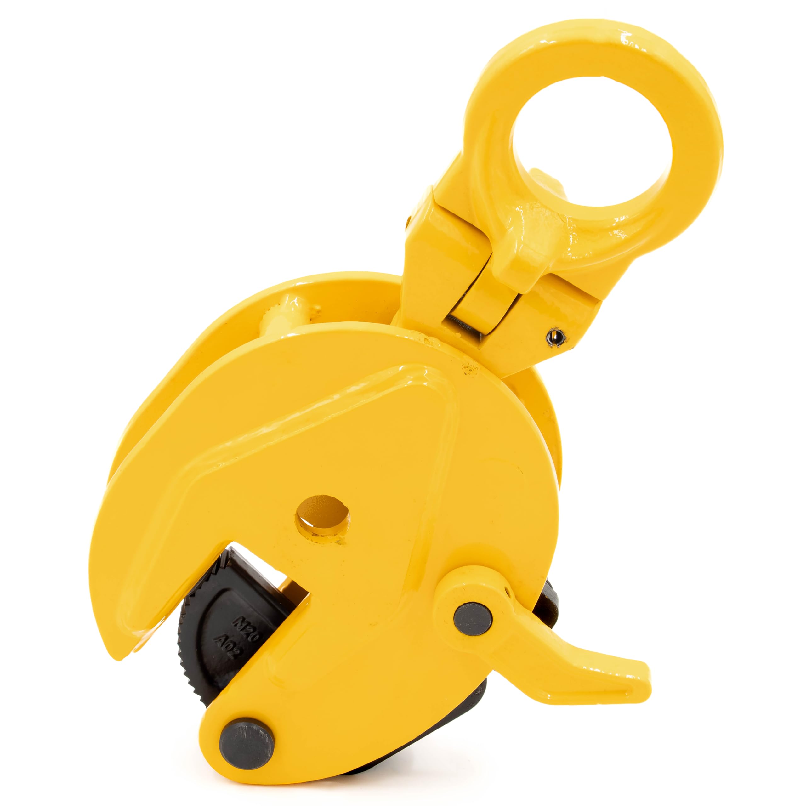 Morsetto di sollevamento verticale 1000 kg capacità di carico con occhiello girevole – Pinza in lamiera 1 tonnellata – Morsetto in lamiera 1t – Pinza di sollevamento verticale con