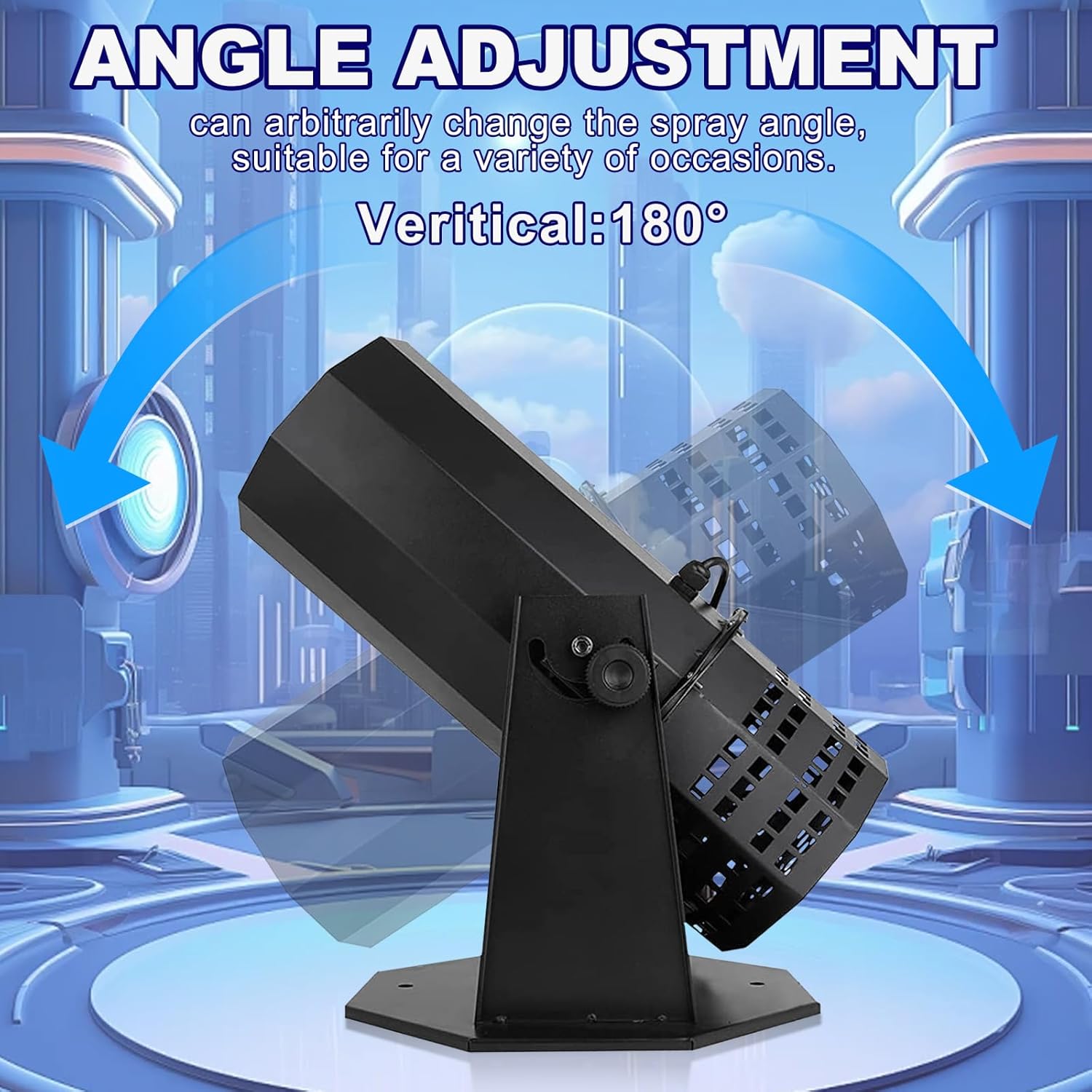 Black Professional Electric Confetti Machine - DMX Control Digital Confetti Cannon with Remote for DJ Party Nightclub Wedding Stage Concert Event Show Christmas