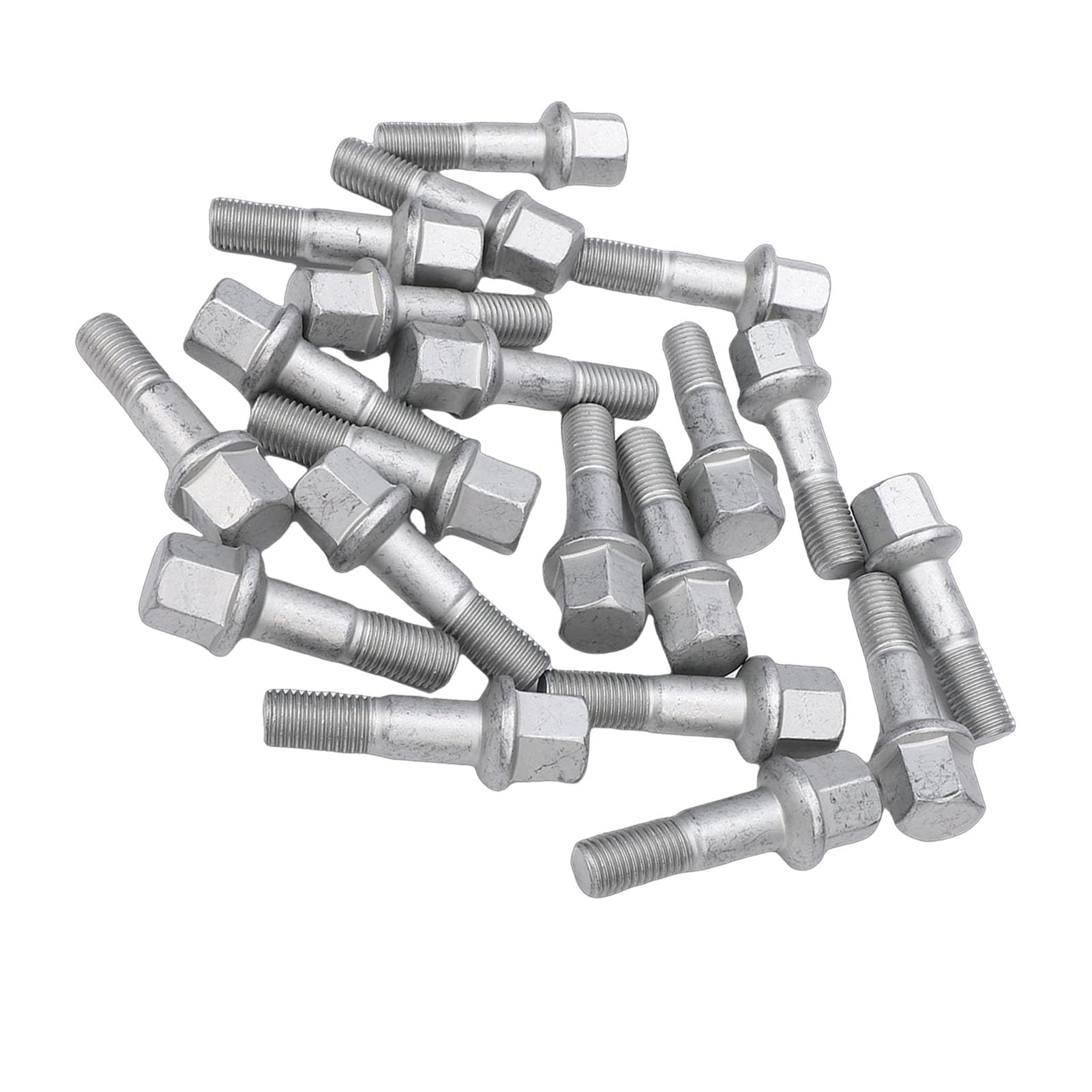 Generic Śruba Piasty Koła, Zamiennik dla 190E 1986 1987, 300CE 1990 1993, M12x1,5x40 Stalowe śruby z łbem Kulowym, 20 Sztuk/zestaw, OEM A0009904807, z doskonałą kompatybilnością, dla