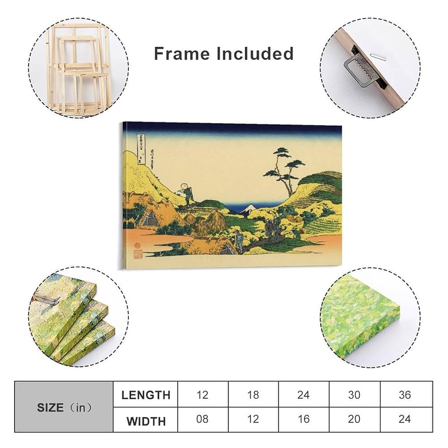 風景画 木製フレーム 田舎の風景 田舎の風景」 by しばしょー