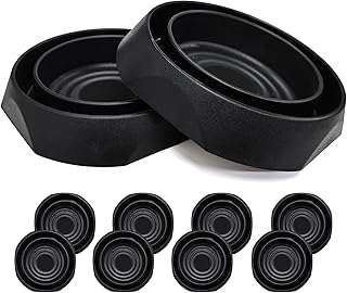 Bed Bug Interceptors | Bed Bug Interceptor Traps | Insect Trap, Monitor, and Detector for Bed Legs with Anti Skid Pads Included (Black - 8 Pcs)