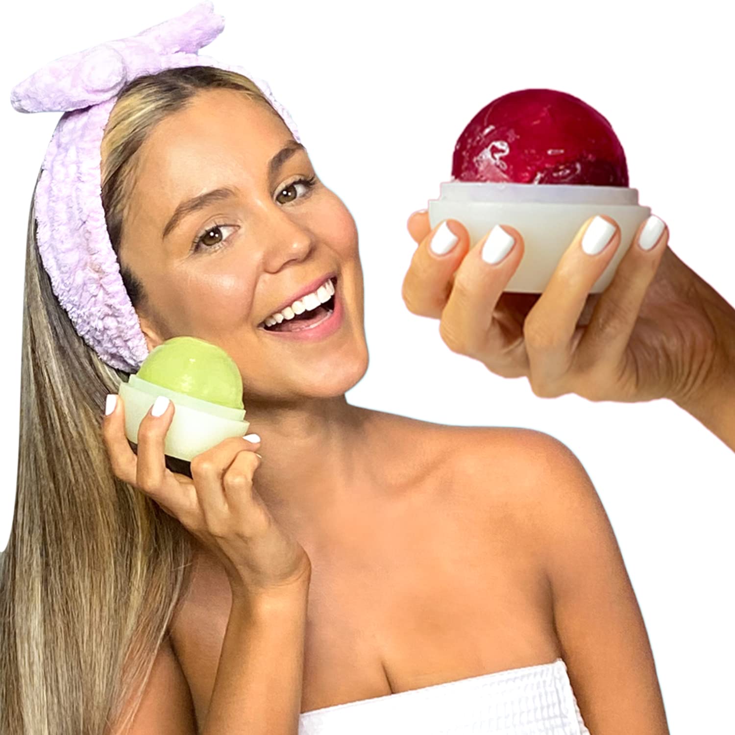Face Icing Ball Kit, Ice Ball Mold and Natural Blends for Skin, Moisture, Reduce Pore Size, Glow Skin, Antiaging (Starter Kit)