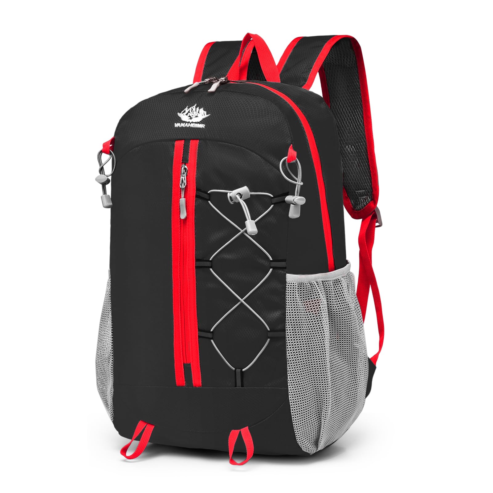 flintronic Lightweight Hiking Backpack, 30L Foldable Waterproof Rucksack, Back Pack Rucksack for Men Women Kids, Walking Backpack for Outdoor Sports, Hiking, Travelling, Camping