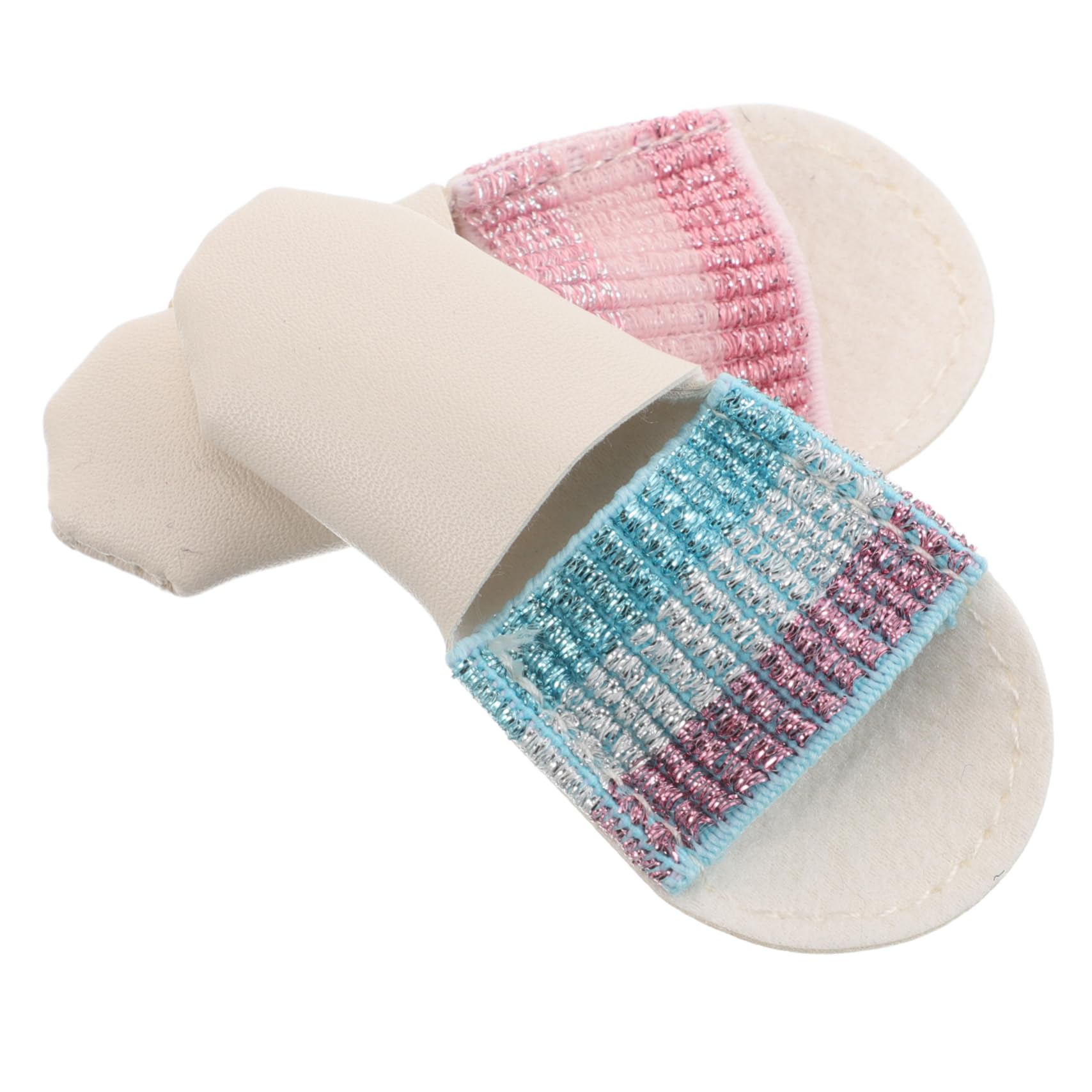 SHINEOFI 2pcs Pu Fake Leather Finger Protectors Sleeves for Embroidery Sewing Finger Safety Covers Anti-Needle Stick Thimble for DIY Knitting Crafts Home Needlework