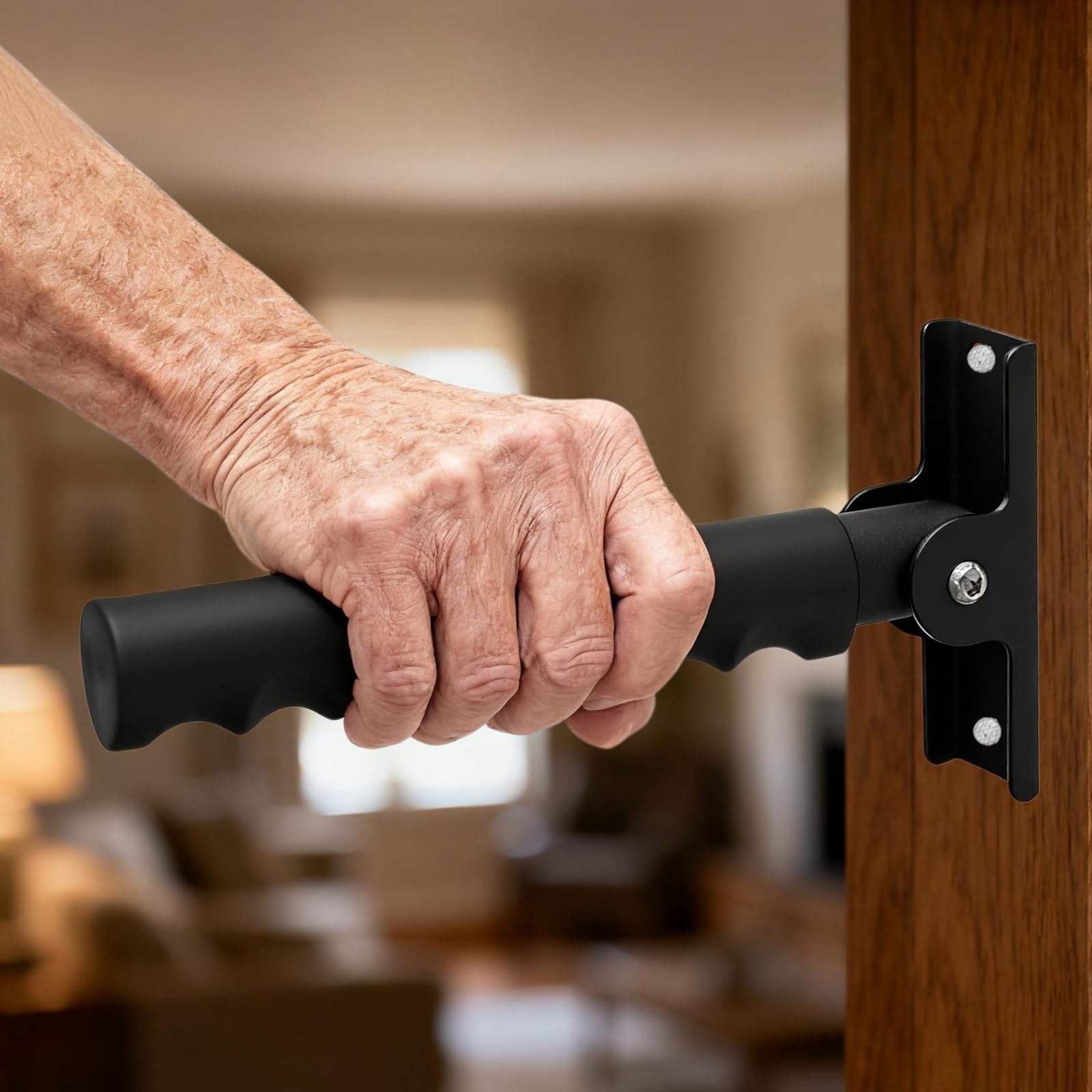 REROON Wall Grab Bars 23cm Folding Aid Handle for Seniors Elderly Disabled Injured People Non-Slip Assistant Handle for Door/Stair/Bathroom/Shower/ Toliet REROON Wall Grab Bars 23cm Folding Aid Handle for Seniors Elderly Disabled Injured People Non-Slip Assistant Handle for Door/Stair/Bathroom/Shower/ Toliet