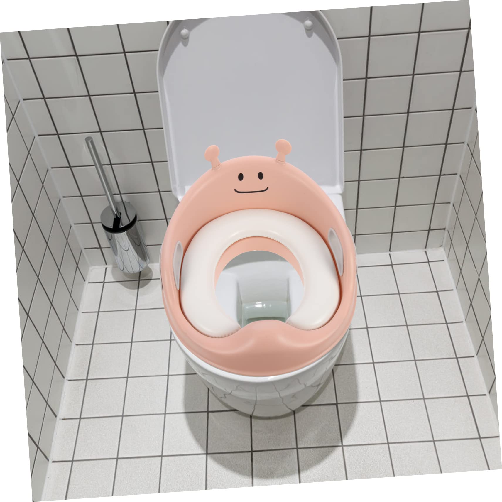 Asiento De Inodoro Ergonomico Cojín Acolchado Reductor De Wc Para Entrenamiento De Niño Niña Diseño Divertido y Para Facilitar El Aprendizaje Compatible La