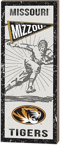 KH Fan de los deportes 7"x 18" reproductor de Missouri Tigers clásico Wall Sign