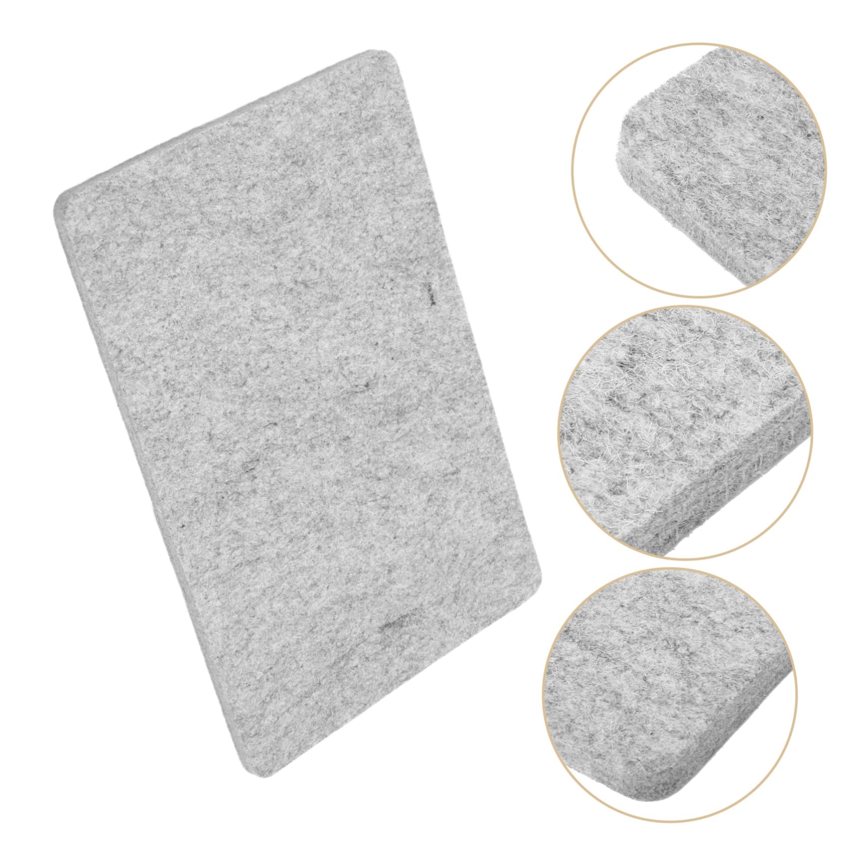 Filzmatte aus Reinem Wollfilz für Quilten und Trockenfilzen Weiche und Langlebige Bügelmatte als Tischbügelbrettauflage Kompakte Bügelhilfe für Kleidung