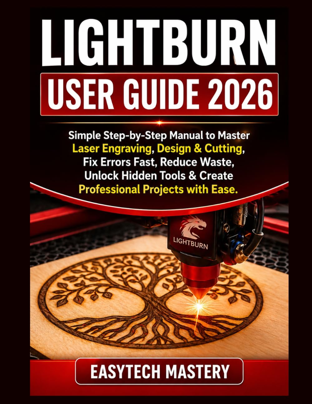 Lightburn User Guide 2026: Simple Step-by-Step Manual to Master Laser Engraving, Design & Cutting; Fix Errors Fast, Reduce Waste, Unlock Hidden Tools & Create Professional Projects with Ease.