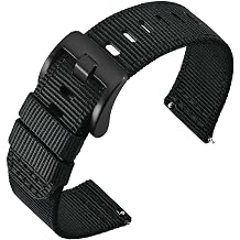 ANNEFIT Nylon Military Watch Strap 18 mm 19 mm 20 mm 22 mm 24 mm Stainless Steel Buckle Quick Release Breathable Bracelet for Men