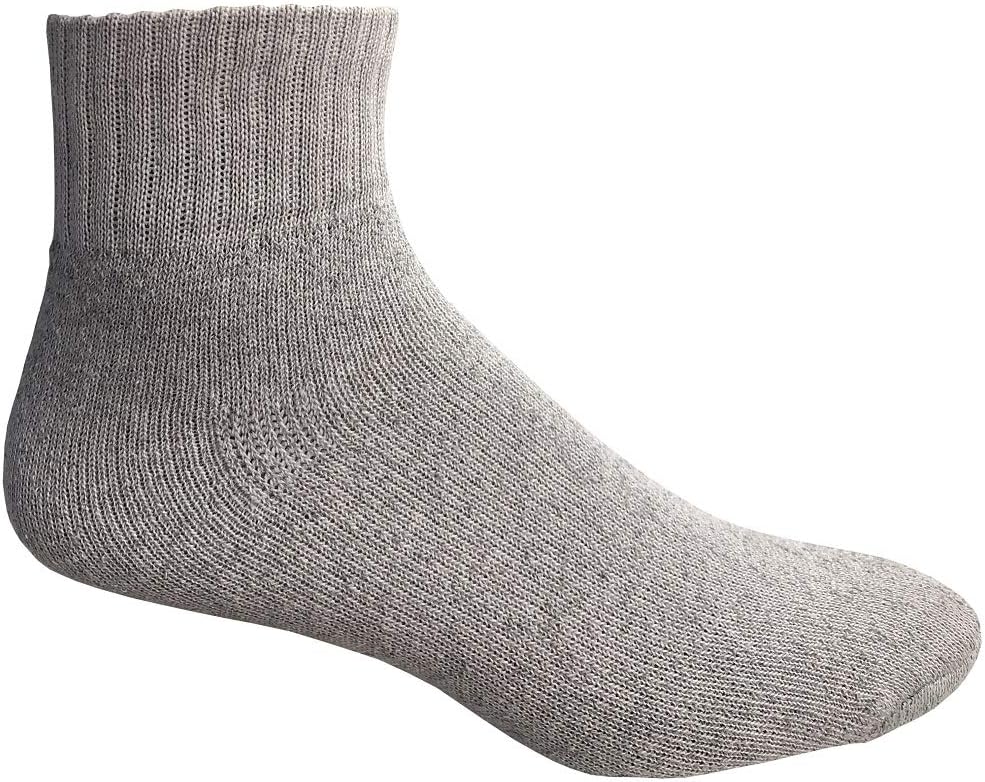Yacht & Smith Mens Ankle Wholesale Bulk Pack Athletic Sports Socks - Many Colors, King Size (Mens 13-16)