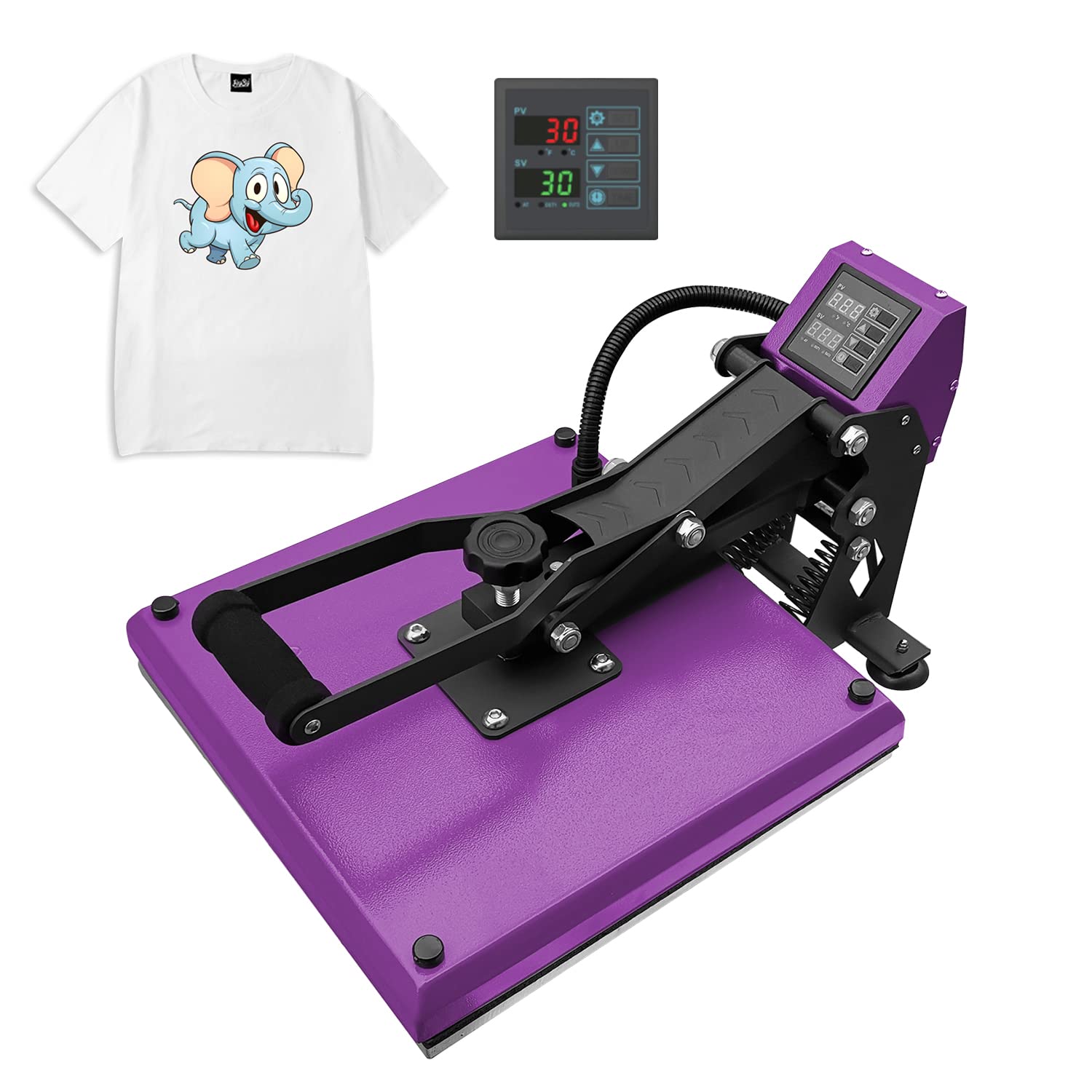 Buy Heat Press Machine 15 x 15 Inch Clamshell Heat Press Digital Heat Transfer Machine Power