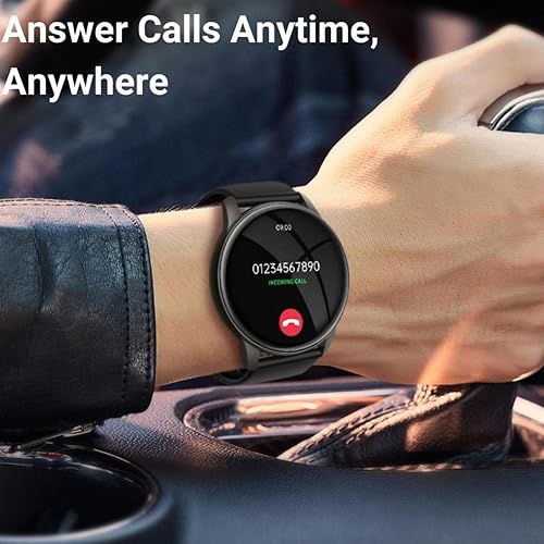 Miniatura 2 de Holiday Relojes inteligentes para hombres (respuestahacer llamadas), pantalla táctil completa de 1.3 pulgadas, monitor de frecuencia cardíaca,