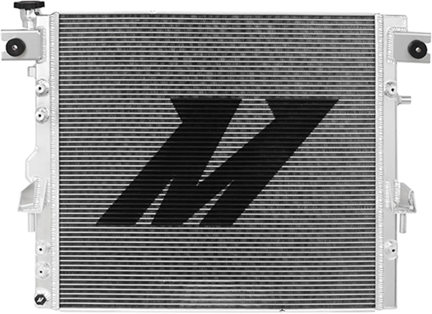 Mishimoto MMRAD-WRA-07V2 Aluminum Radiator, Compatible with Jeep Wrangler JK, 2007-2017, Silver