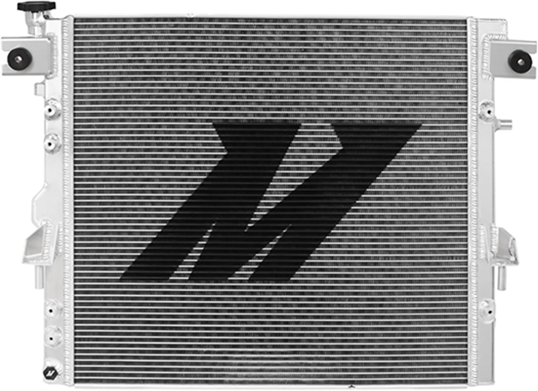 MMRAD-WRA-07V2 Aluminum Radiator Compatible With Jeep Wrangler JK 2007-2017 Silver