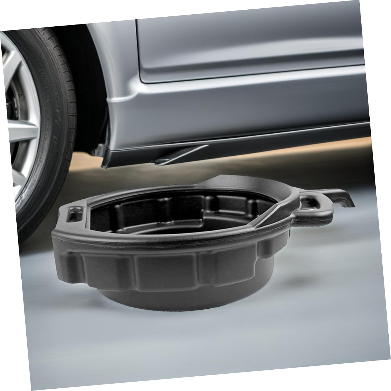 Oil Drain Container Durable Pe Oil Catch Pan for Easy Engine Oil Change Fit for Cars Simple Installation Without Tools