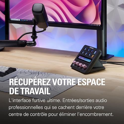 Elgato XLR Dock MK.2 – Audio Interface Accessory for Stream Deck +, 80dB Gain, Phantom Power, Clipguard, Onboard Effects, USB-C, Works with Any XLR Mic - 12
