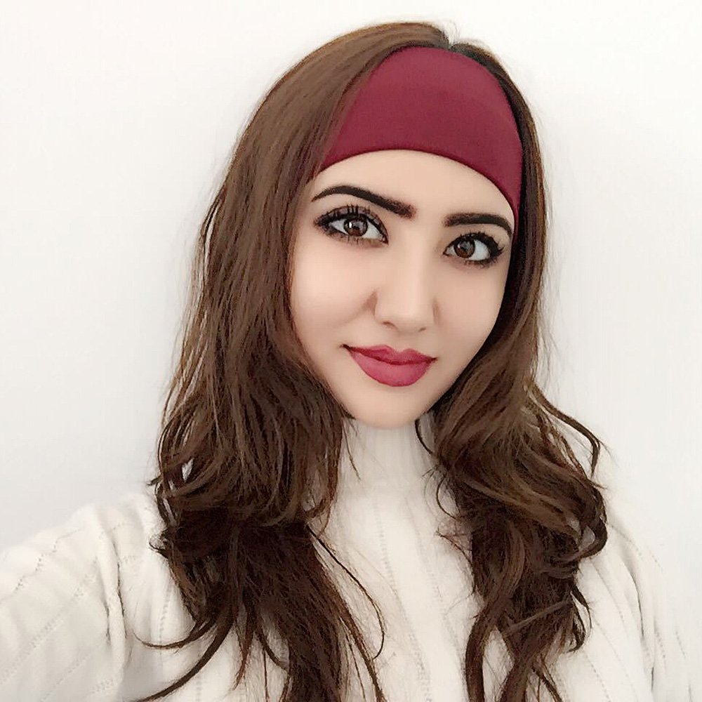 Adecco LLC Women Solid Cotton Headbands Soft Turban Colorful Headwraps Hair Band Sweatband For Women - Design For Sports, Workout, Running, Yoga - Stretch & Moisture Wicking(3 Pack)