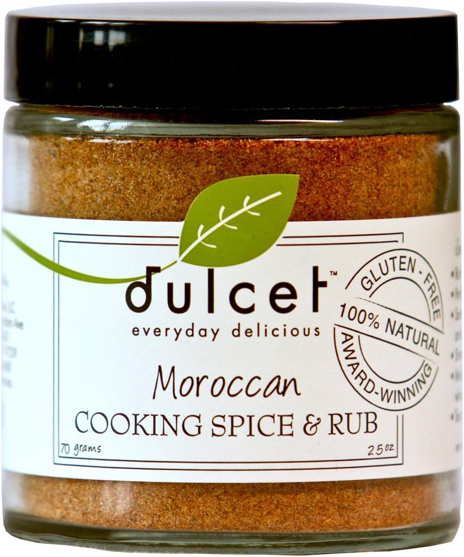 DULCET Moroccan Sweet and Savory Cooking Spices & Spice Rub