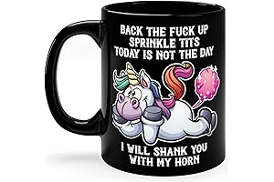 Back the F Up Unicorn Mug: The Ultimate Coffee Snark
