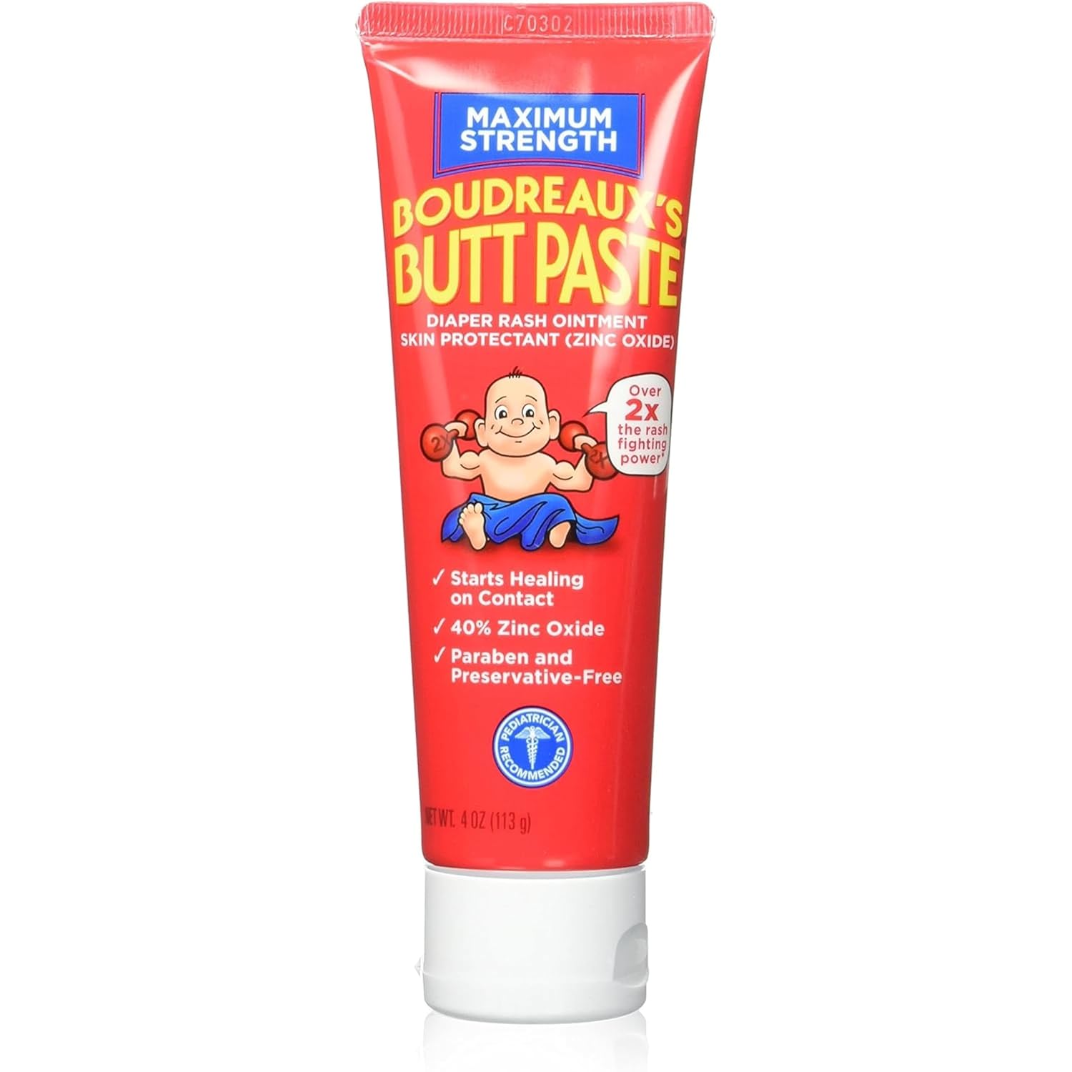 Boudreauxs Maximum Strength Butt Paste Ointment 4 oz Pack of 6