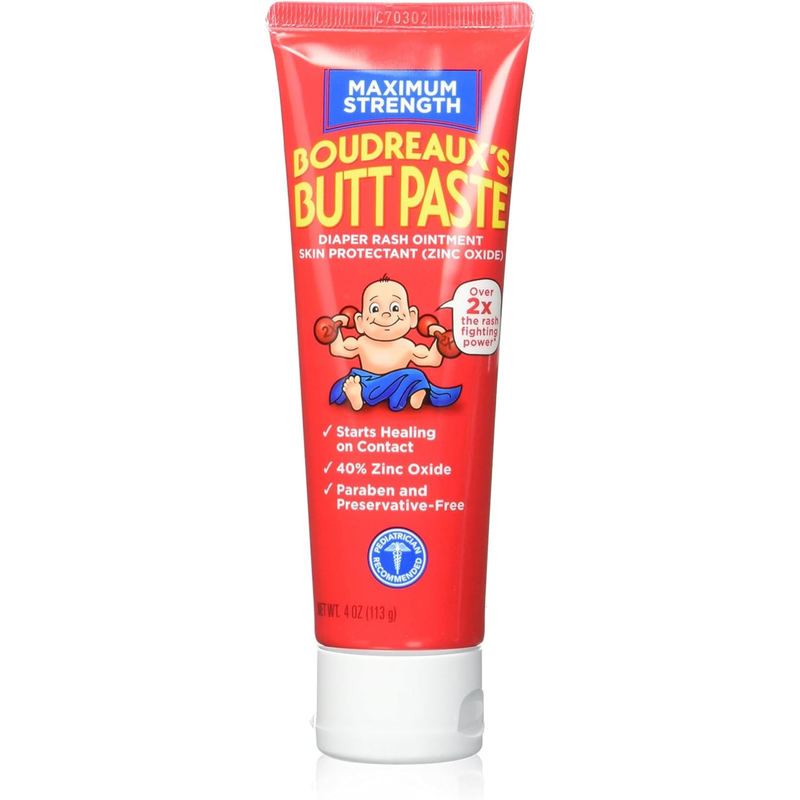Boudreauxs Maximum Strength Butt Paste Ointment 4 oz Pack of 6
