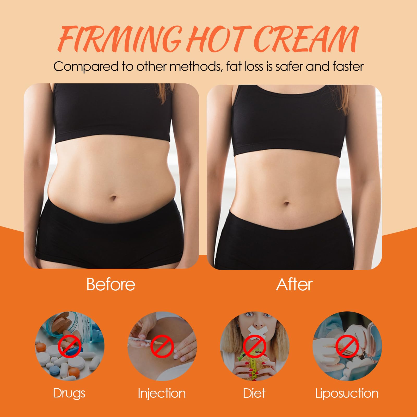 250g Crema Calor Intensa – Crema Anticelulítica Natural para Vientre, Piernas, Glúteos y Brazos – Crema Reafirmante Hidratante para Piel Firme y Tonsurada — view 6