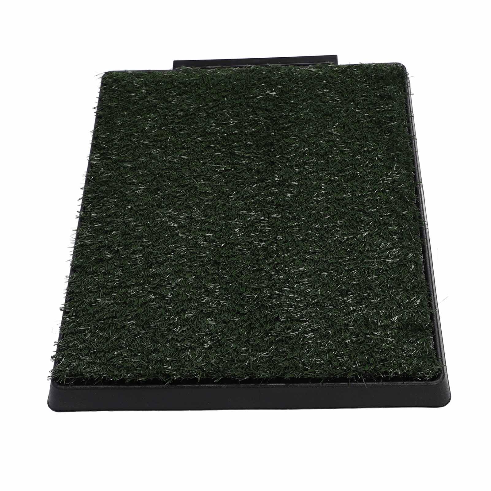 KIMISS Bandeja para Orinal para Perros de Césped Artificial, Almohadilla Grande Reutilizable para Orinar para Interiores