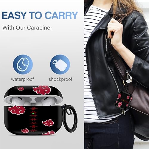 Miniatura 4 de Maxjoy Funda para Airpods Pro de 2ª generación, diseño de anime, serie de Apple Airpod Pro 2, funda para Airpods Pro 2 generación 2022 para hombres