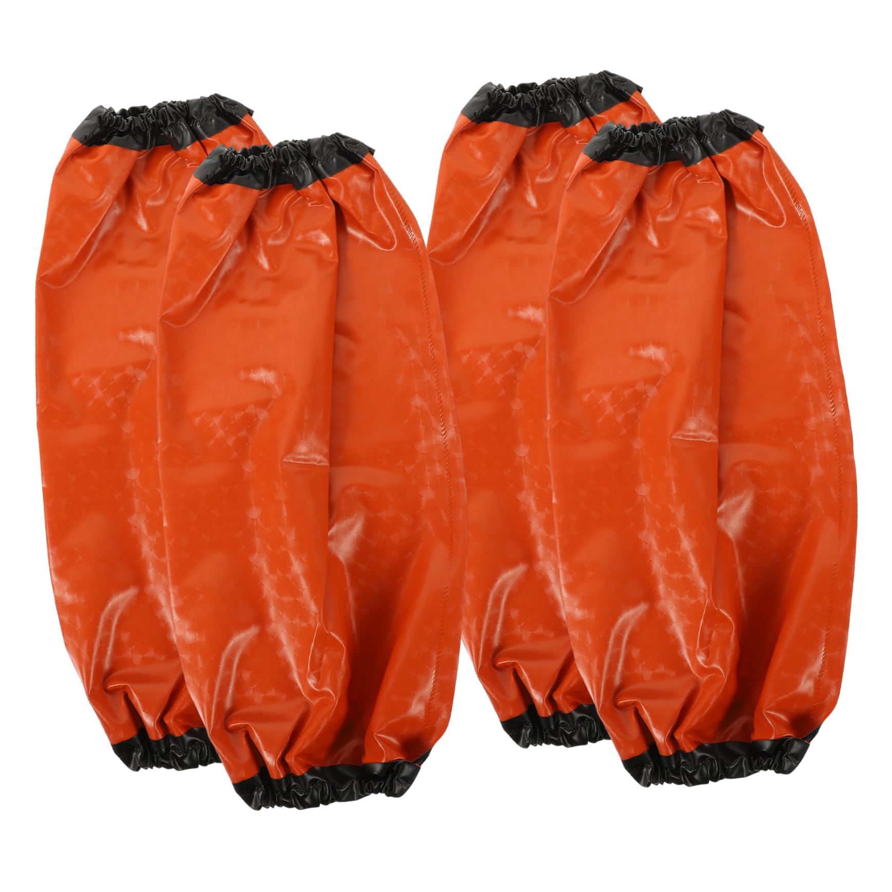 Angoily 20 Pares Funda impermeable compuesta cubre brazos para hombres manga del brazo de limpieza manga larga manguitos de pvc manguitos protectores de brazos de polivinilo Black