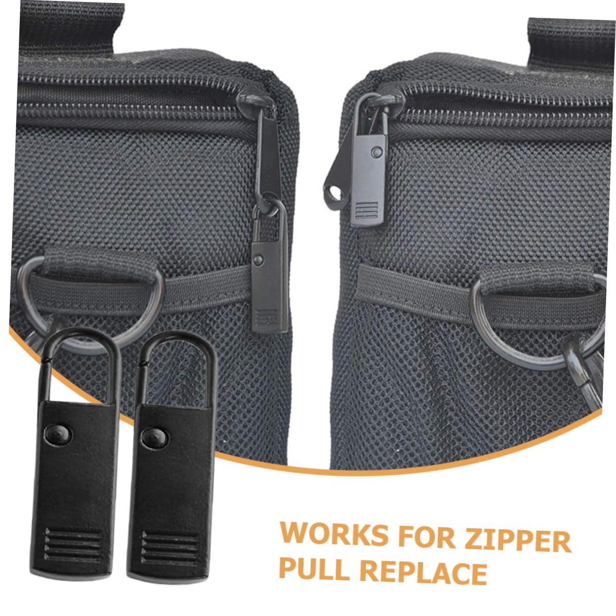 Alipis 40 Piezas Tirador de la cremallera zipper tankinis tirador de cremallera de repuesto reemplazo de de chaqueta pestaña de la del abrigo de ropa Metal