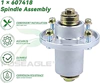 Vista 8 de 607418 El conjunto de husillo reemplaza al conjunto de husillo Hustler 601804, husillo Hustler Fastrak 48, Hustler Raptor sd 60 husillos