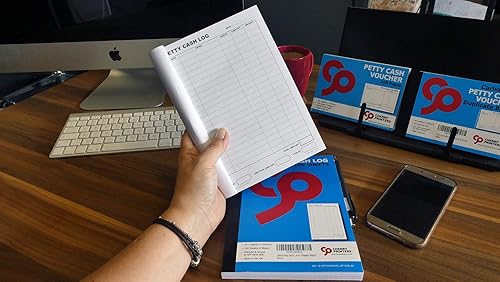 Miniatura 4 de Cherry Petty - Librocuaderno de registro de efectivo, tamaño A5 (5.8 x 8.3 pulgadas), 100 páginas