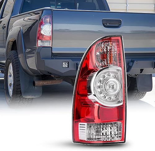 AUTOONE Conjunto de luces traseras para Toyota Tacoma, conjunto de lámpara trasera para camioneta Tacoma 2005-2015, lado del conductor, con