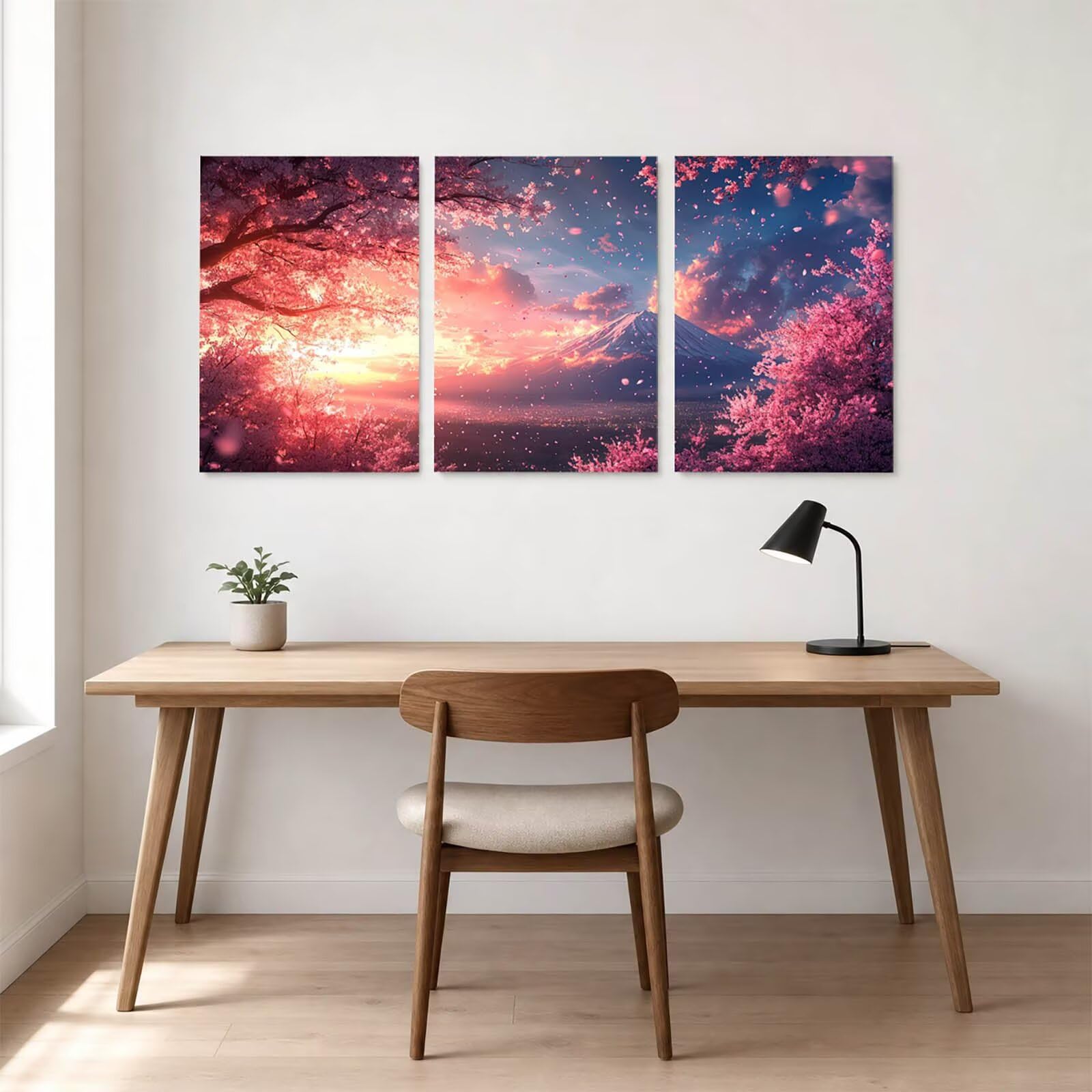 Zestaw artystycznych diamentów Fuji, dla dorosłych, krajobraz, malarstwo diamentowe, kryształ, sztuka, haft krzyżykowy, zestaw do haftowania, 61 x 40 cm x 3, do malowania po numerach, dla dorosłych z