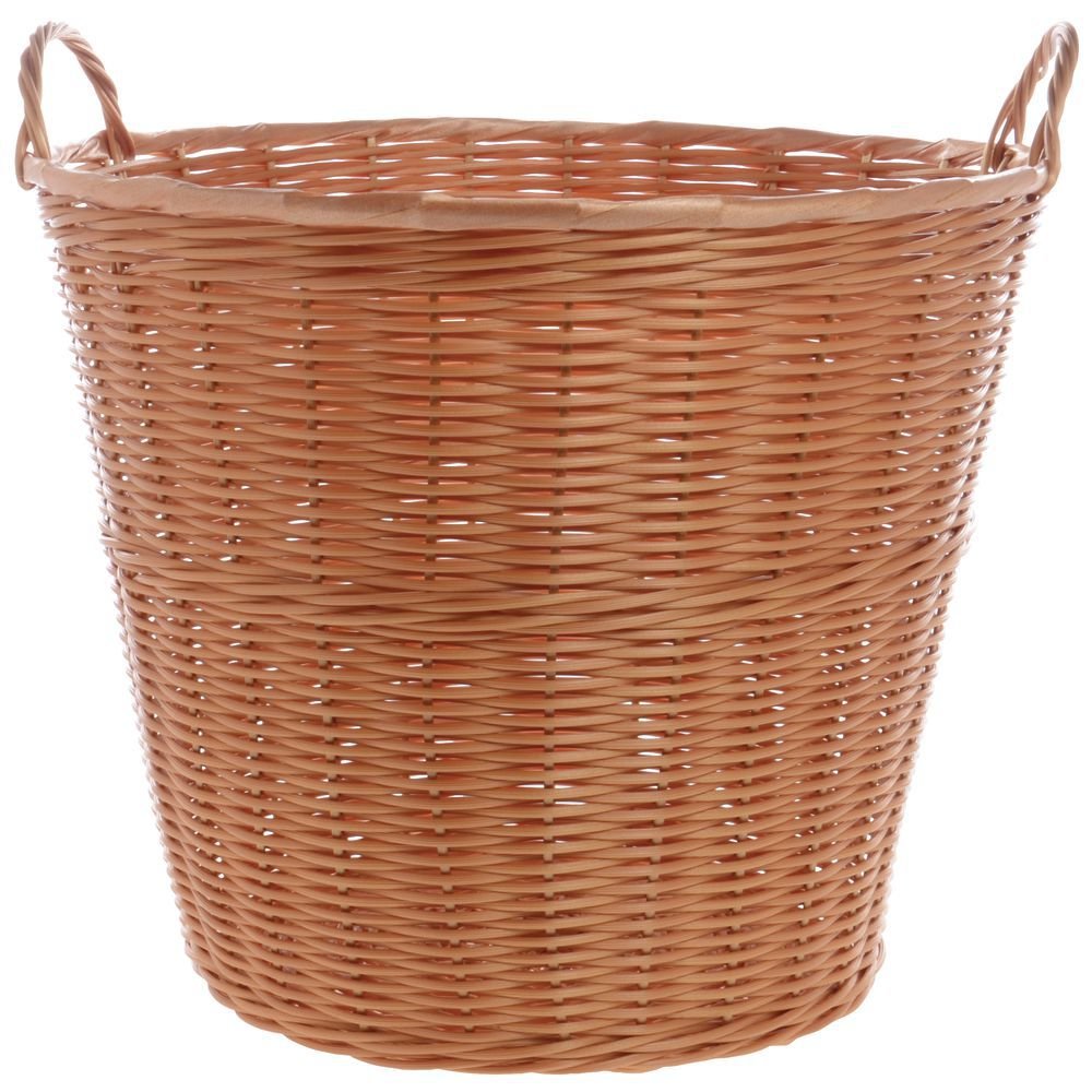 HUBERT Wicker Basket - 18"Dia x 15"H