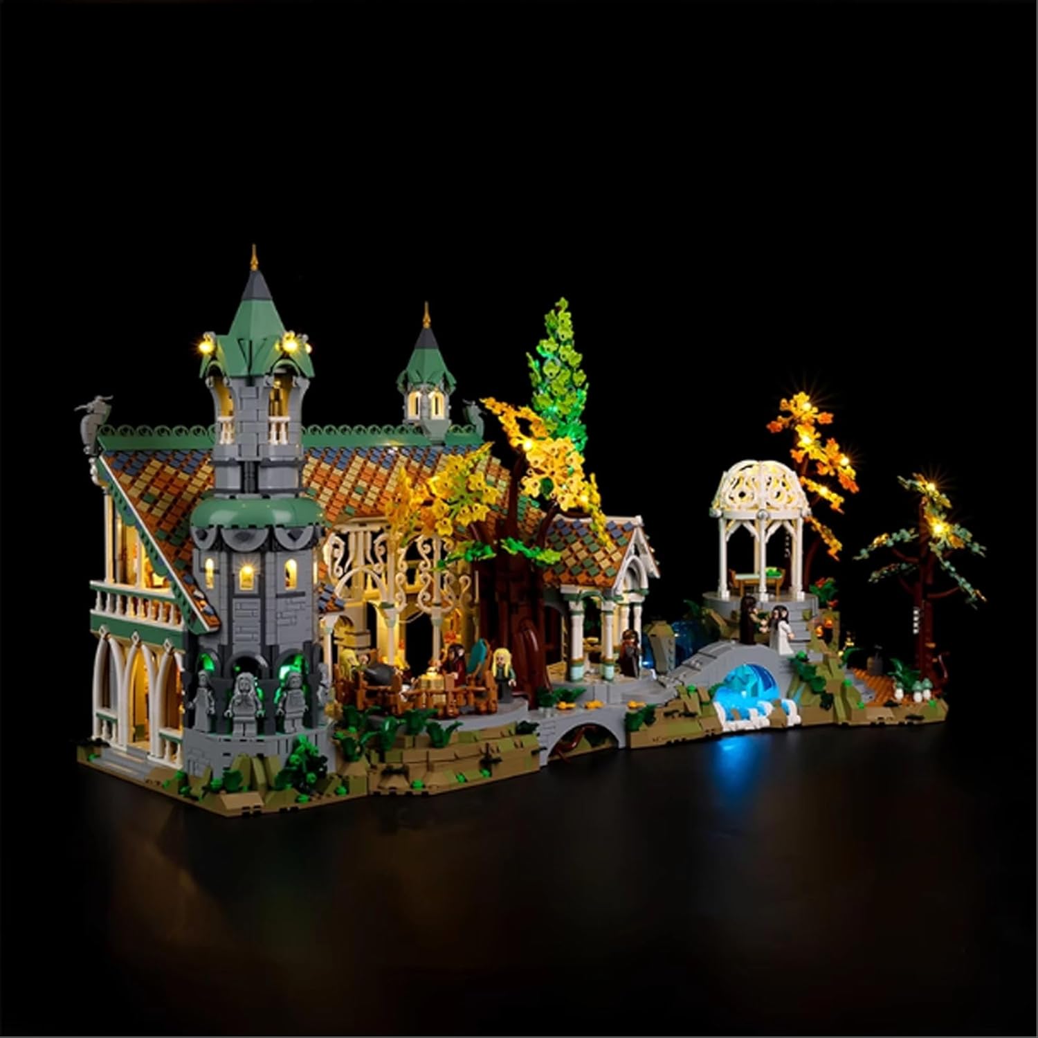 LED Lighting Kit Compatible with Lego 10316 Castle Series LED Light Set (Model Kit Not Included - Lighting Components Only) (Remote Control Version)
