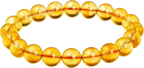 Miniatura 743 de Amazing Gemstone Pulsera de cristal para mujeres y hombres, pulsera de cristal curativo de protección, pulsera elástica con cuentas de piedras