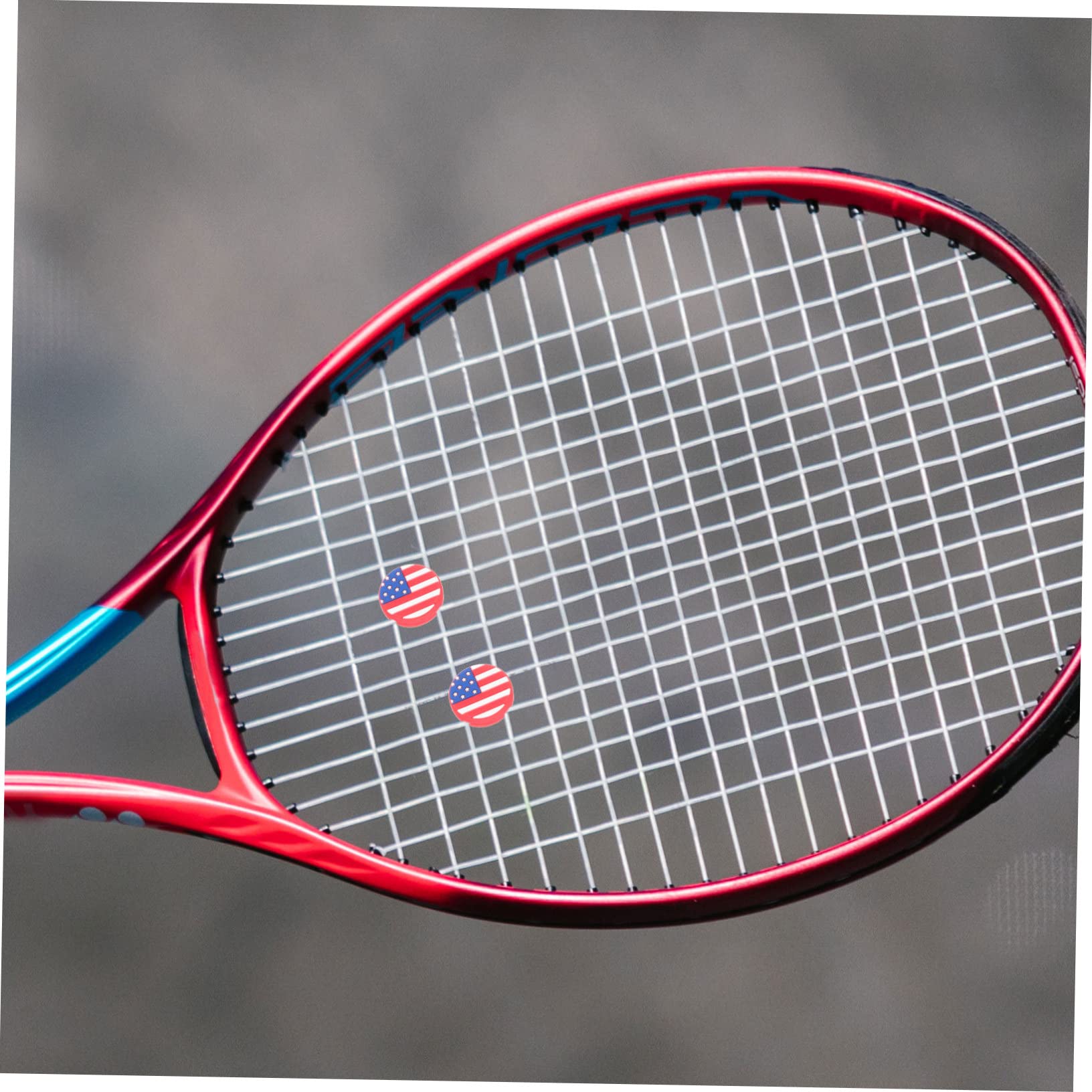 4 Amortisseurs De Vibration En Silicone Pour Raquette De Tennis - Réduit Les Chocs Et Le Bruit, Facile à Installer, Blanc - 2