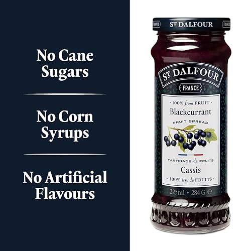 Vista 223 de St. Dalfour Fig Royale - Crema para untar de frutas, 100 % de frutas, sin ingredientes artificiales, sin OMG, sin azúcar de caña, totalmente