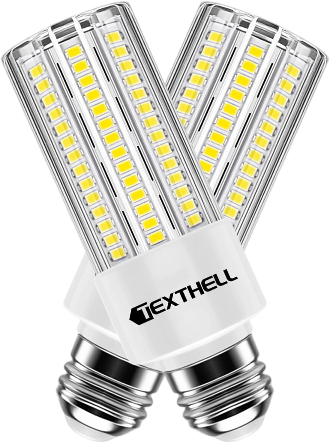 40W LED Light Bulb 5000 Lumens Corn Light Bulbs 300W Equivalent E26 Base Led Corn Light 5000K Daylight White Bright for Home Bedroom Kitchen Living Room Office 2 Pack