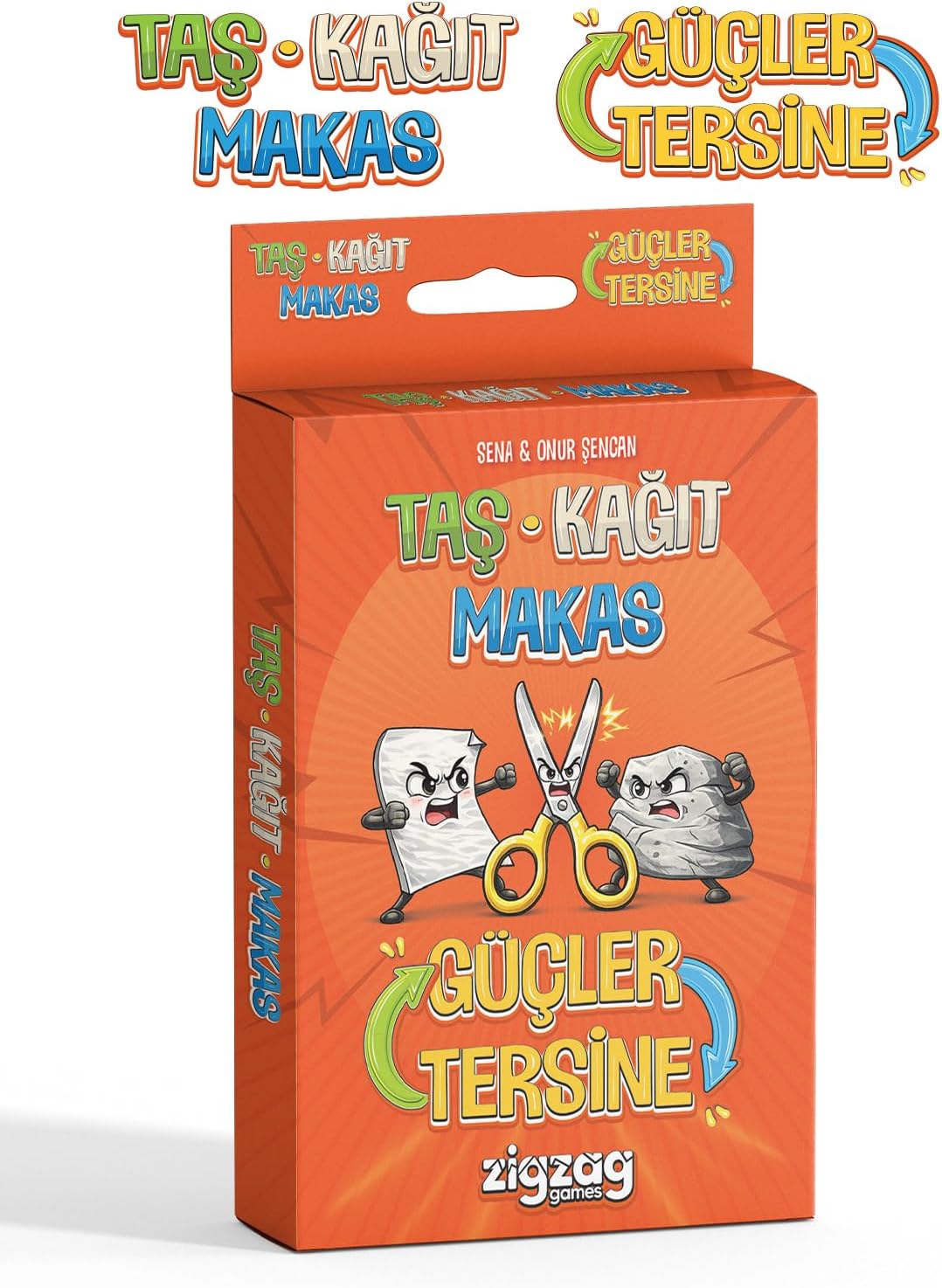 Desmond Taş Kağıt Makas Güçler Tersine, Eğlenceli Parti Kart Oyunu, 50 Kart, 8 Yaş ve Üzeri, Hızlı Oynanış