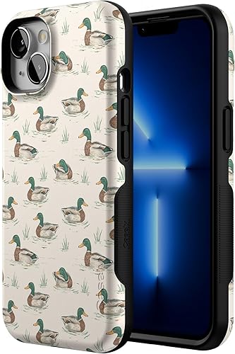 Vista 261 de Casely Funda para iPhone 13 Compatible con MagSafe Color Splash de medianoche Funda retro abstracta Color de medianoche Splash Abstracto