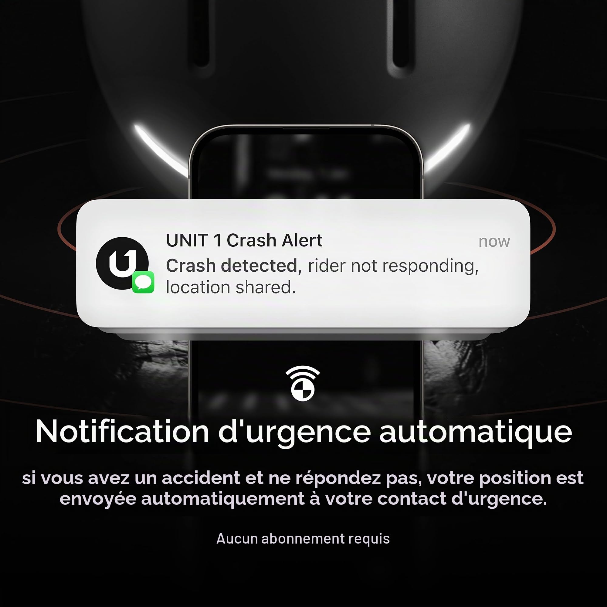 UNIT 1 FARO Casque Smart Vélo avec Clignotants & Feu Stop | Casque Smart MIPS avec clignotants, éclairage & détection de chute