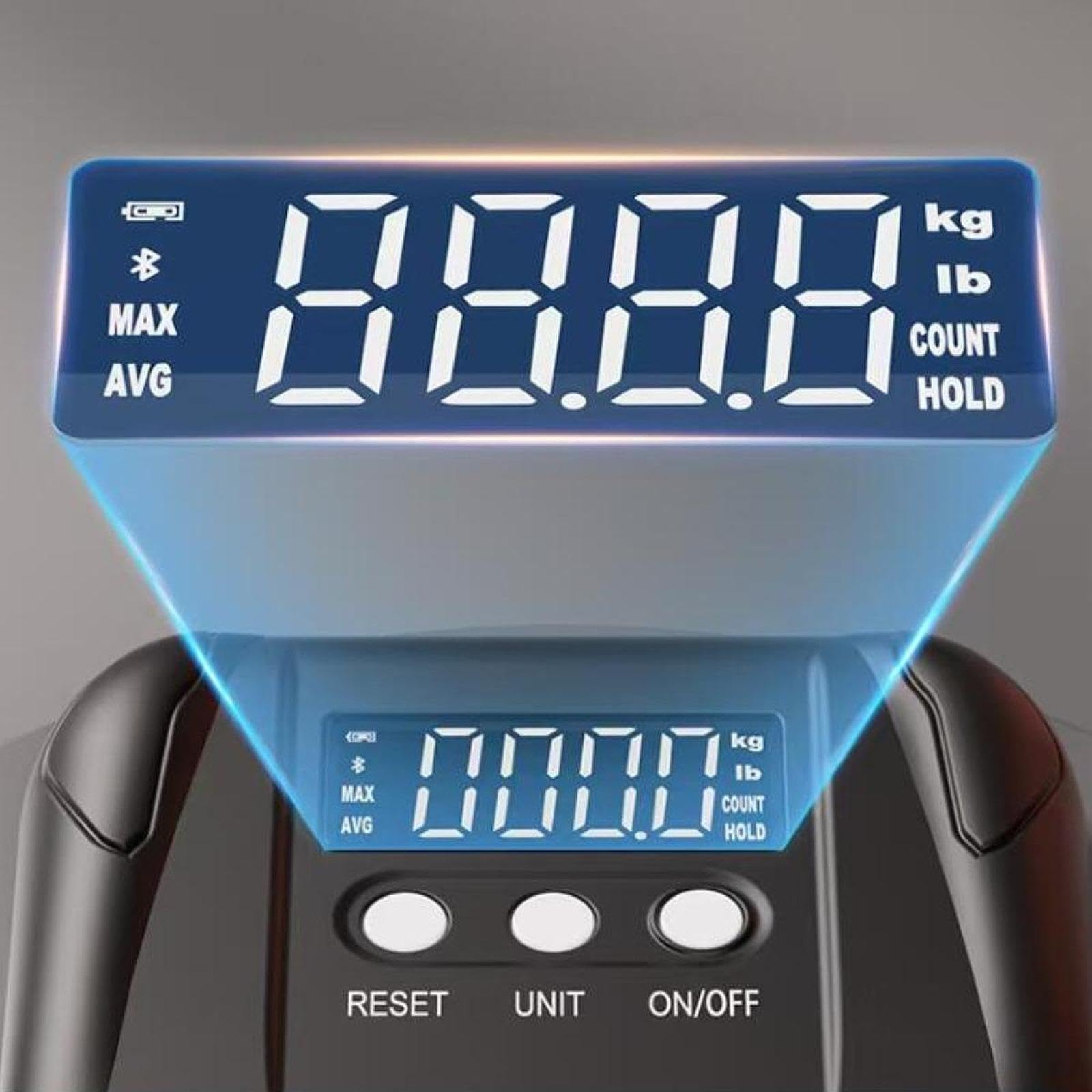 Grip Strength Meter Aparato Electrónico de Medición de Fuerza Ejercitador de Mano para Aumentar Potencia Dinamómetro Digital Preciso Equipo de Entrena