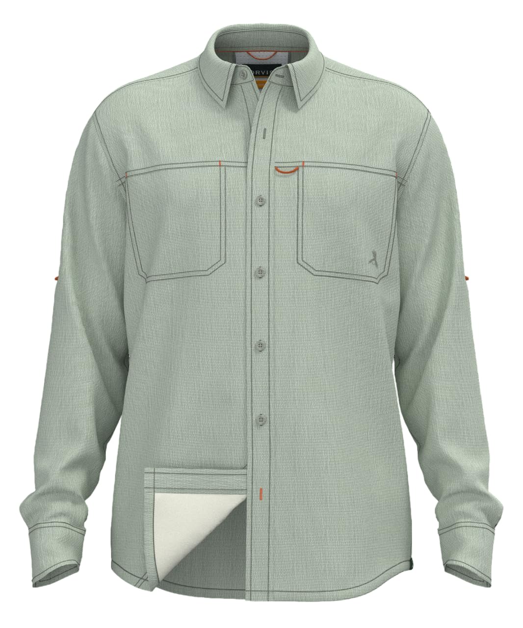 Orvis Open Air Caster Long Sleeve Shirt for Men's Lightweight Breathable Ventilated Quick Dry Outdoor Performance Top