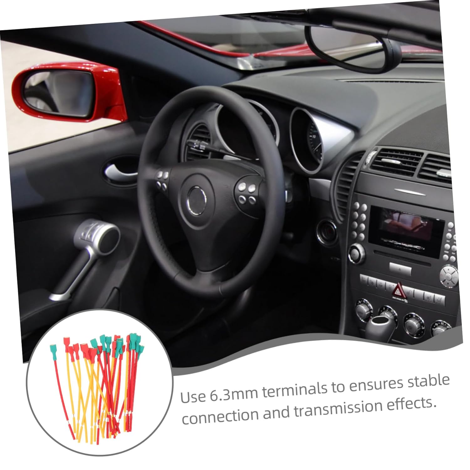 Lurrose 450pcs Speaker Wiring Adapter Speaker Cable Converter for Car Horns Compatible Vehicles Optimized Sound Quality Easy Installation