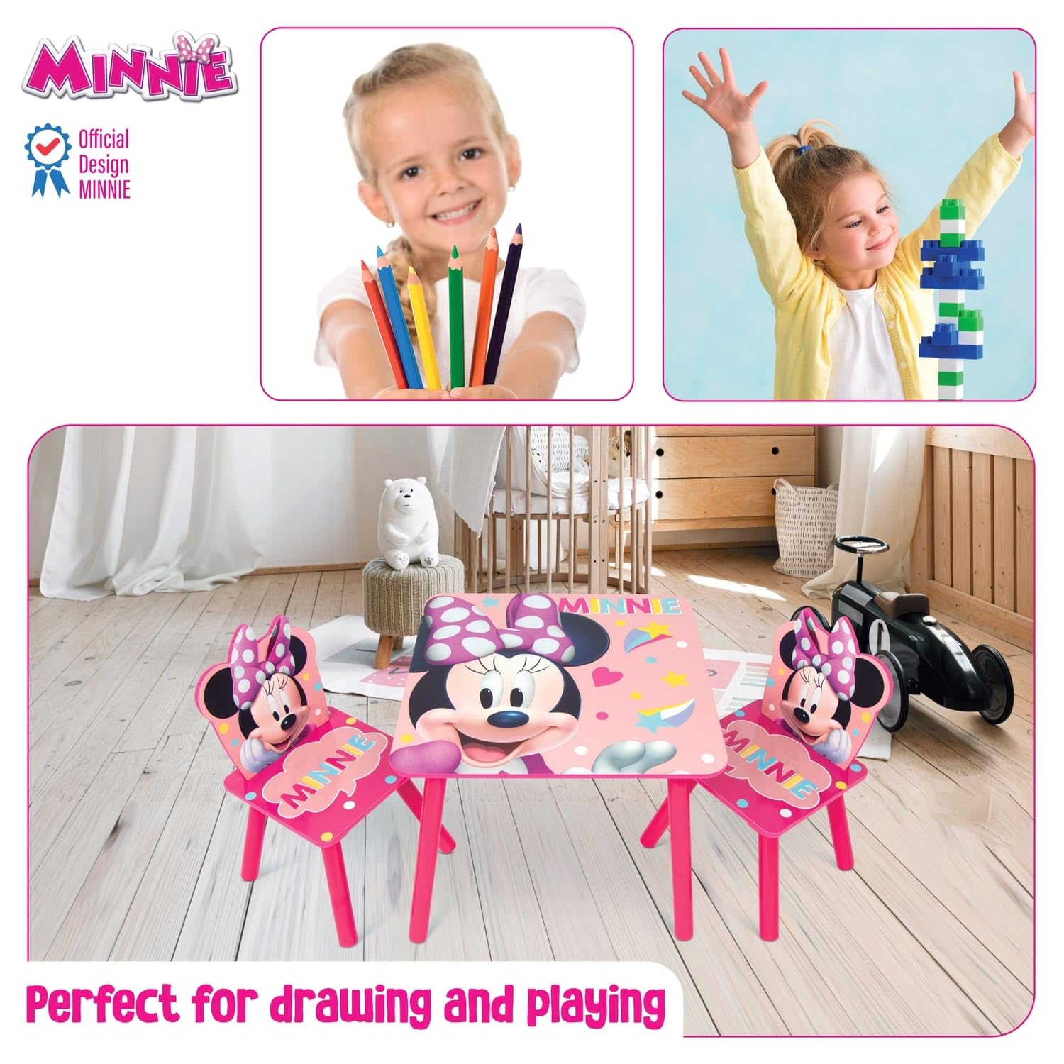 Minnie Mouse - Kindertafel kopen? | En stoeltjes online